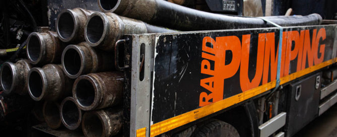 rapid readymix concrete pump hire